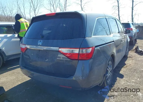 2011 Honda Odyssey Ex-L из США, поврежденный, VIN 5FNRL5H60BB041429